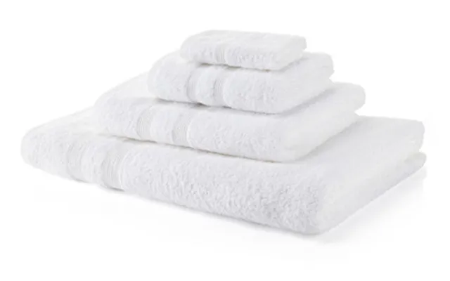 White Bath Towel Egyptian Collection 500 Gsm Cotton - 70x130cm