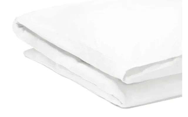White Easy Care Duvet Cover Polycotton - King