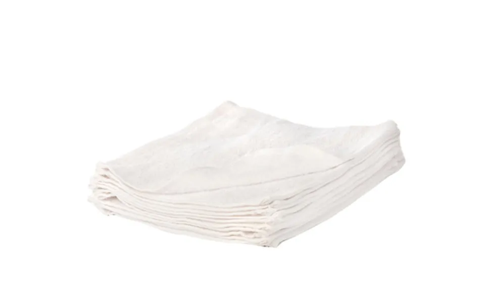 White Face Cloth Soft Cotton Royal Egyptian Flannel 30x30cm - 500 Gsm
