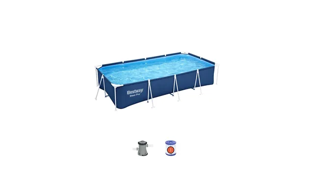 Bestway Steel Pro Rectangular Above Ground Pool Set 13.1ft X 6