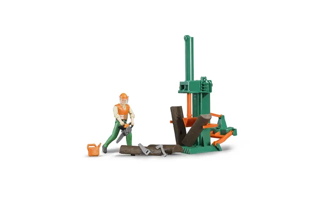 Bruder Bworld Forestry Set With Figure - Scale 1 16 product image