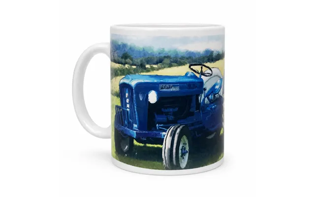 Ford Vintage Tractor Mug - White Ceramic