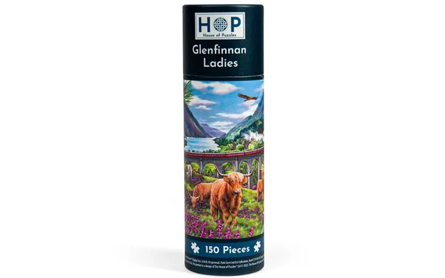 House Of Puzzles Glenfinnan 150 Piece Mini Jigsaw Puzzle In A Tube product image