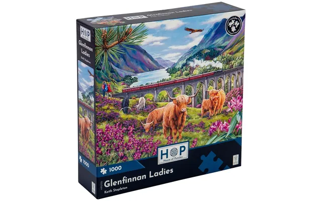 House Of Puzzles Glenfinnan Ladies 1000 Piece Jigsaw Puzzle product image