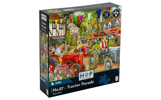House Of Puzzles No.27 Tractor Parade 1000 Piece Jigsaw Puzzle product image