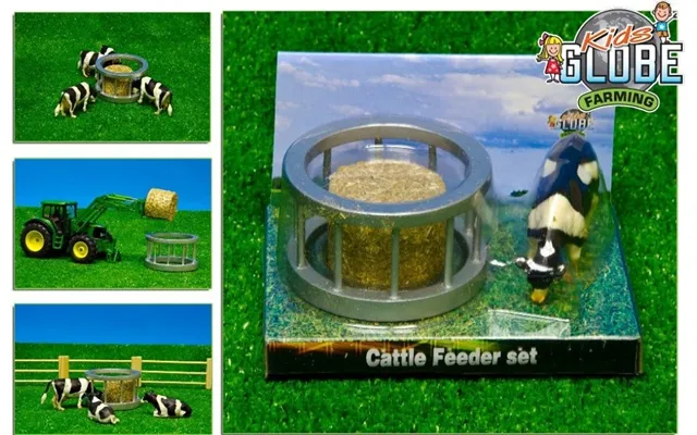 Kid's Globe Cattle Feeder Set - 1 32 Scale product image