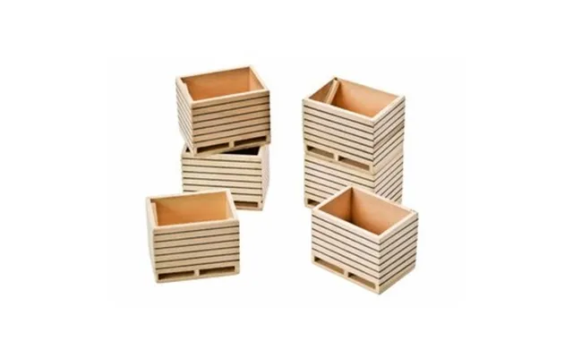 Kid's Globe Wooden Boxes - 6 Pack product image