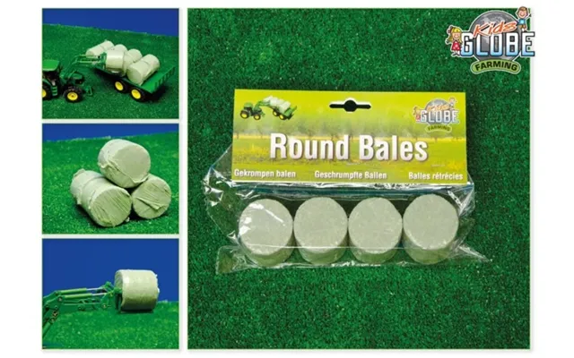 Kid's Globe Wrapped Round Bales - 4 Pack product image