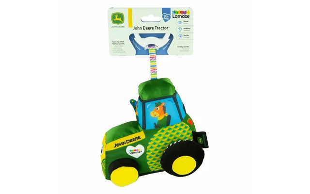Lamaze John Deere Clip & Go Tractor - Baby Toy