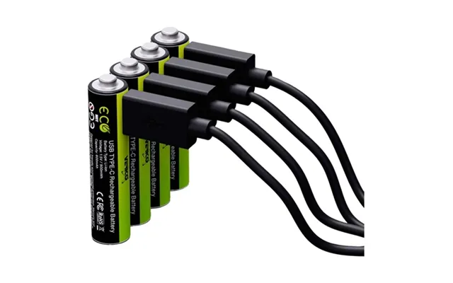 Loopenergy Usb-c Li-ion Rechargeable Aa Batteries - 4 Pack
