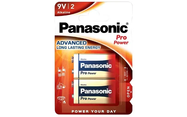 Panasonic Pro Power 9v Alkaline Battery - 2 Pack