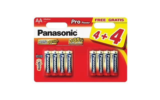 Panasonic Pro Power Gold Aa Power Batteries - 4 4 Free