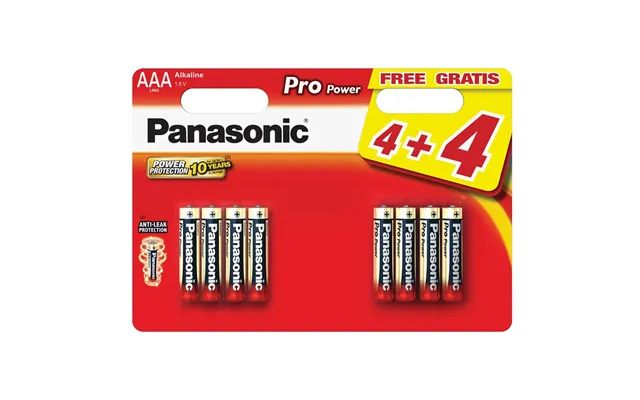 Panasonic Pro Power Gold Aaa Batteries - 4 4 Free