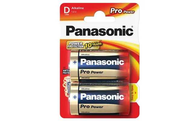 Panasonic Pro Power Gold D Size Batteries - 2 Pack