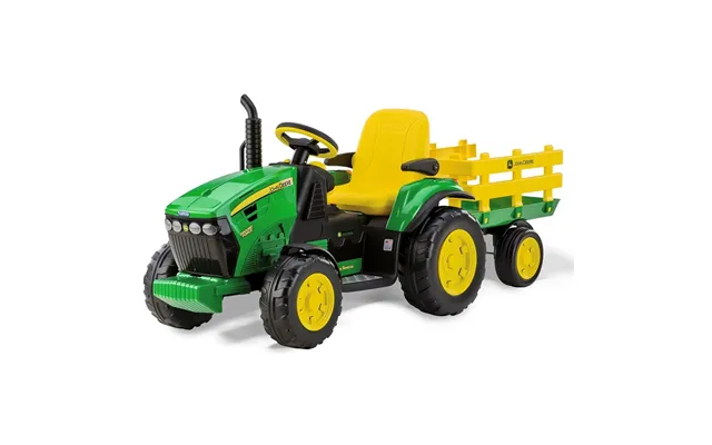 Peg Perego Uk John Deere Ground Force With Trailer 12 Volt product image