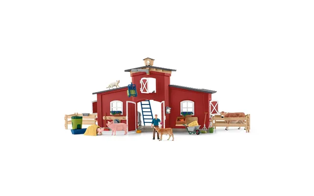 Schleich Large Barn With Animals And Accessories