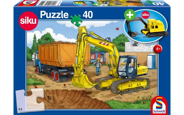 Schmidt Digger & Lorry Puzzle - 40 Piece product image
