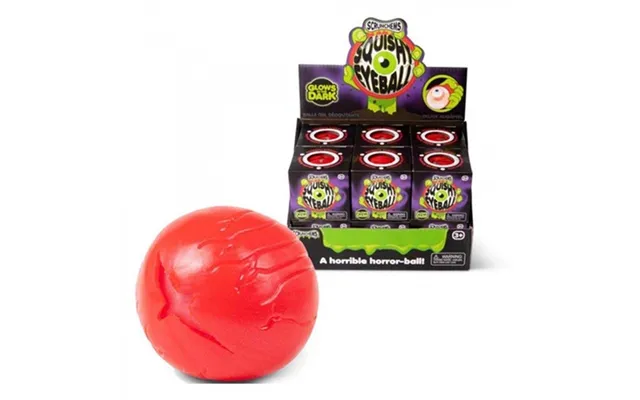 Scrunchems Squishy Eye-ball Sensory Toy - Glow In The Dark