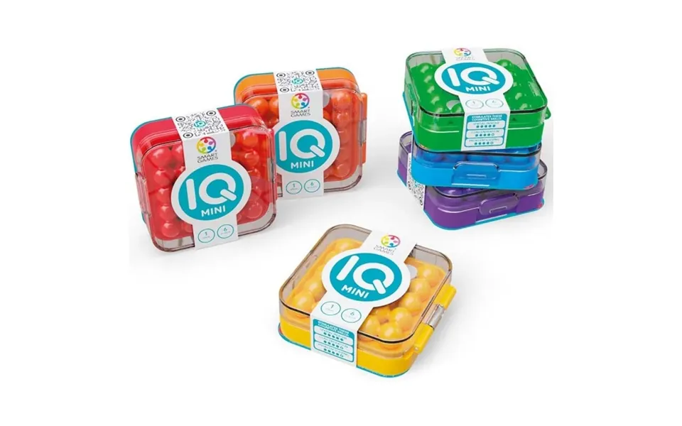 Smart Games Iq Mini Mix Brain Teaser Games - Assorted Colours
