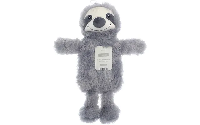 Snuggly Premium Hot Water Bottle - Grey Sloth