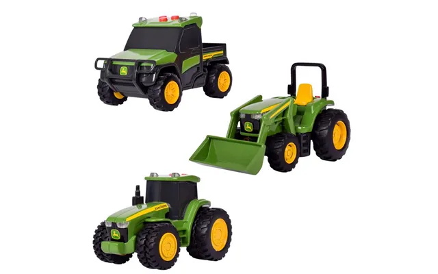 Tomy John Deere Lights & Sound Farm Vehicles Assorted Mini Tractors 1 Piece