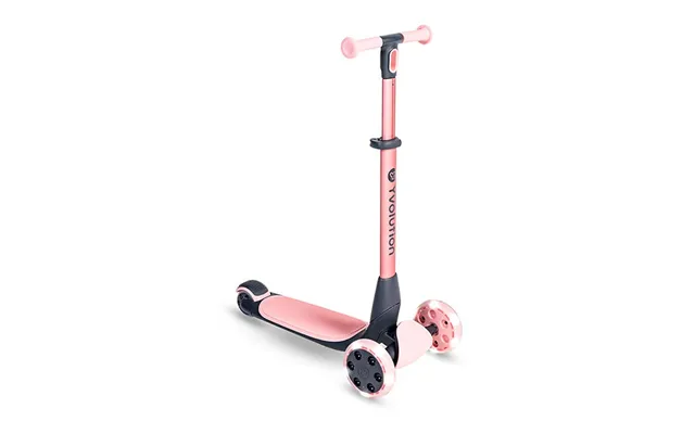 Yvolution Glider Nua Kids Three Wheel Scooter With Led Wheels Pink