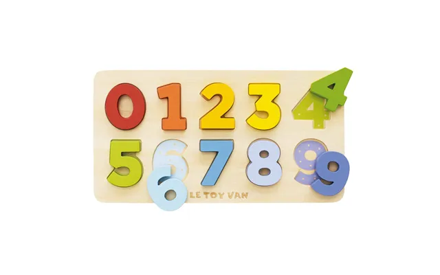 Counting Wooden Numbers Shape Sorter