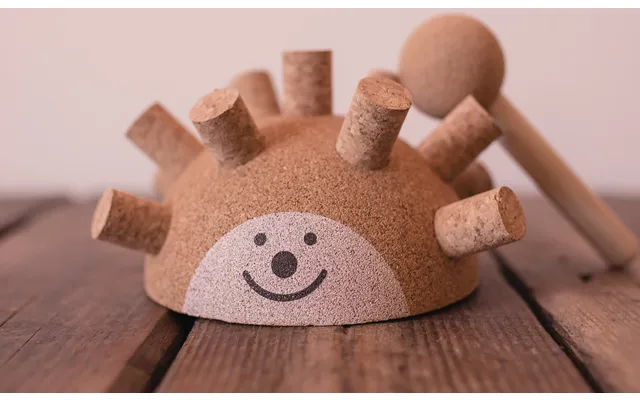 Elou Hedgehog Cork Toy