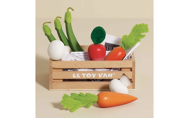 Harvest Vegetables Wooden Food Crate