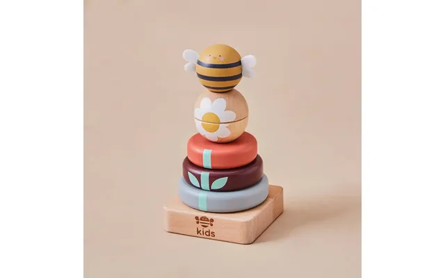 Wooden Bee Stacking Toy