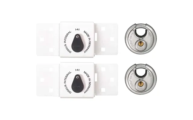 Abus 141 Series Integral Van Lock And 26 Series Diskus Padlock Pack Of 2