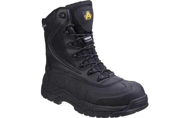 Amblers Mens Safety As440 Hybrid Metal Free Hi-leg Waterproof Safety Boots Black Size 13