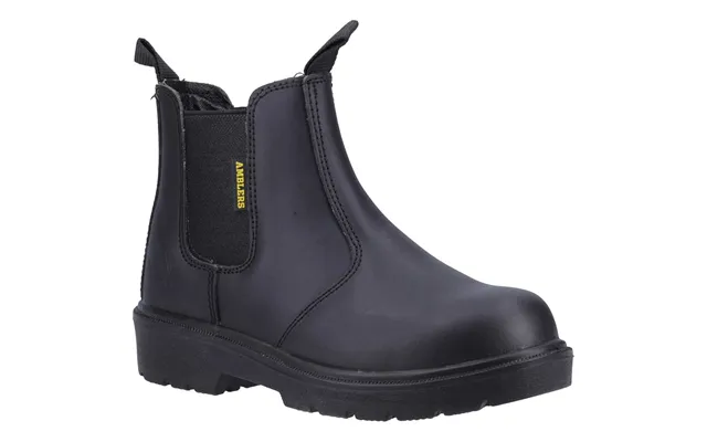 Amblers Mens Safety Fs116 Dual Density Pull On Safety Dealer Boots Black Size 9