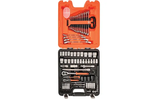 Bahco S106 106 Pieces 1 4 And 1 2 Drive Socket And Spanner Set Combination