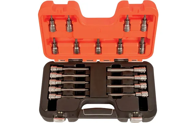 Bahco S18torx 18 Piece 1 2 Drive Torx Socket Bit Set 1 2