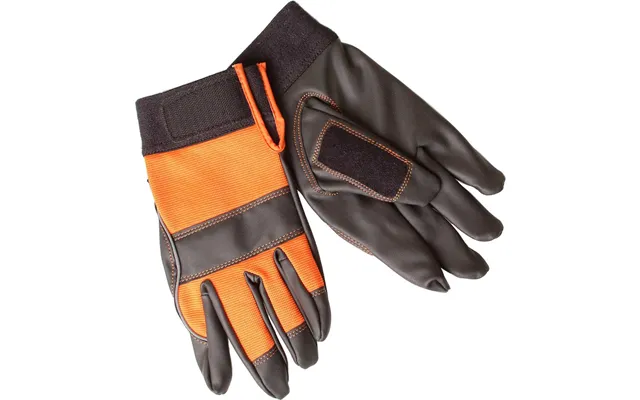 Bahco Soft Grip Work Gloves Black Orange M