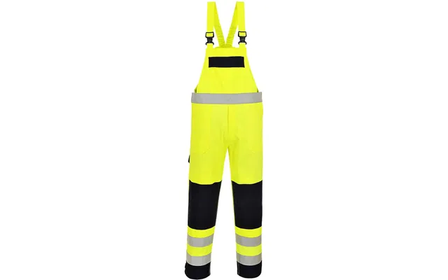 Bizflame Hi Vis Multi-norm Flame Resistant Bib And Brace Yellow Navy 3xl product image