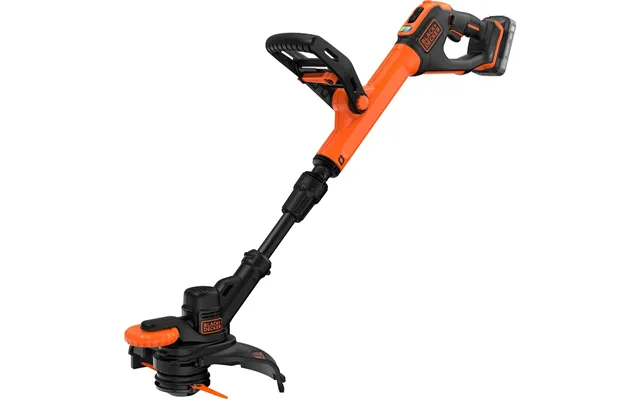 Black And Decker Bcstr918 18v Cordless Resin Blade Telescopic Grass Trimmer And Edger 280mm 1 X 2ah Li-ion Battery Charg product image