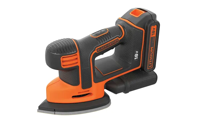 Black And Decker Bdcds18 18v Cordless Mouse Sander 1 X 1.5ah Li-ion Battery Charger No Case