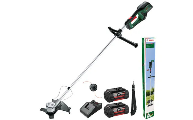 Bosch Advancedbrushcut 36v-23-750 36v Cordless Brush Cutter 230mm 2 X 6ah Li-ion Battery Charger product image
