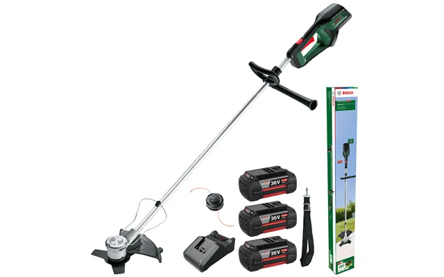 Bosch Advancedbrushcut 36v-23-750 36v Cordless Brush Cutter 230mm 3 X 6ah Li-ion Battery Charger product image