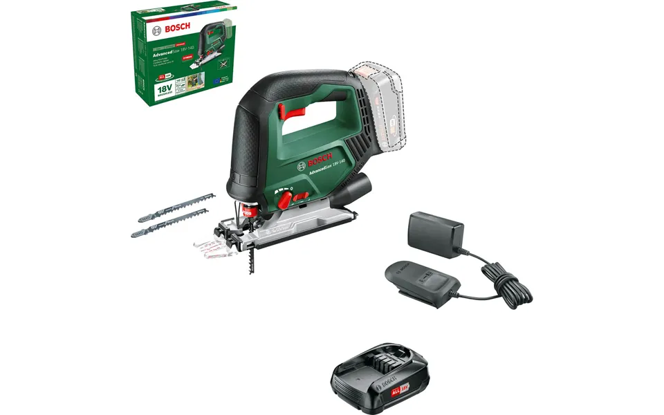 Bosch Advancedsaw 18v-140 P4a 18v Cordless Jigsaw 1 X 1.5ah Li-ion Charger No Case