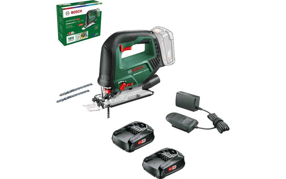 Bosch Advancedsaw 18v-140 P4a 18v Cordless Jigsaw 2 X 1.5ah Li-ion Charger No Case