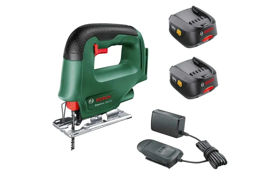 Bosch Easysaw 18v-70 P4a 18v Cordless Jigsaw 2 X 1.5ah Li-ion Battery Charger No Case