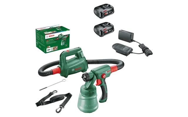 Bosch Easyspray 18v-100 P4a 18v Cordless Paint Spray System 2 X 2ah Li-ion Battery Charger No Case
