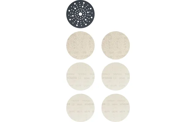 Bosch Expert M480 150mm Net Abrasive Sanding Disc 150mm Assorted Pack Of 7