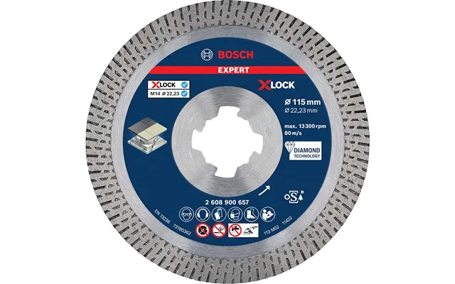 Bosch Expert X Lock Best Diamond Cutting Disc For Hard Ceramics 115mm 1