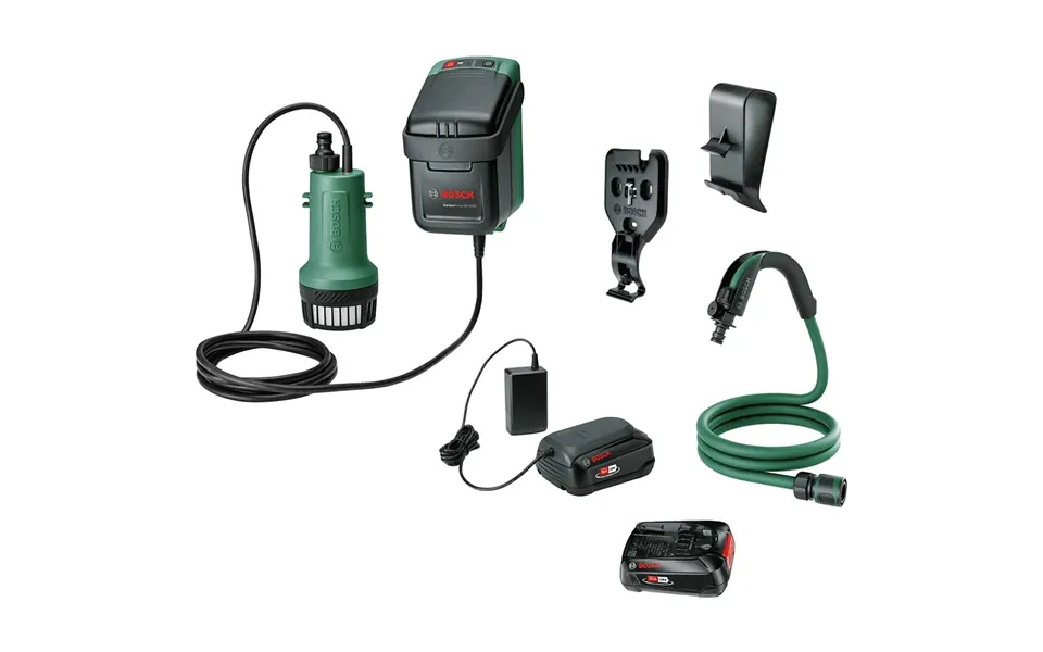 Bosch Gardenpump 18-2000 P4a 18v Cordless Submersible Water Pump 2 X 2