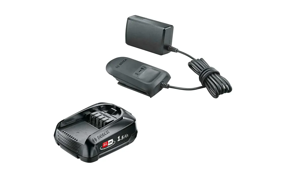 Bosch Genuine Green P4a 18v Cordless Li-ion Battery 1.5ah And Standard Charger 1