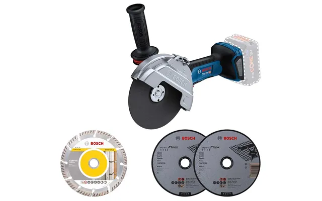 Bosch Gws 18v-180 P Biturbo 18v Cordless Angle Grinder 180mm No Batteries No Battery Charger No Case With Accessories